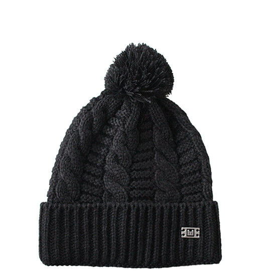 Beanie Black Fluffy