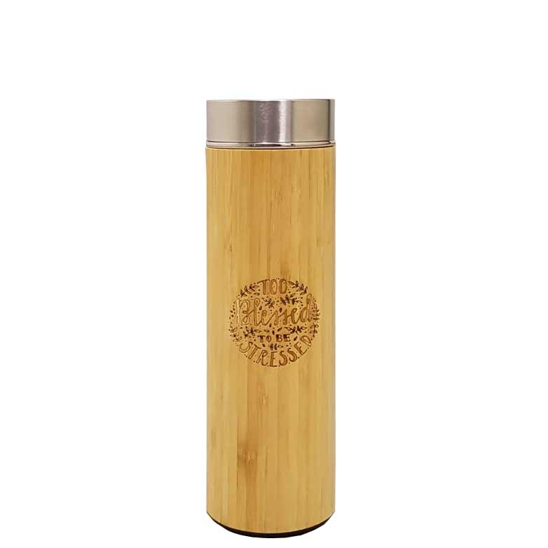 Bamboo Thermos Bottle 300ml
