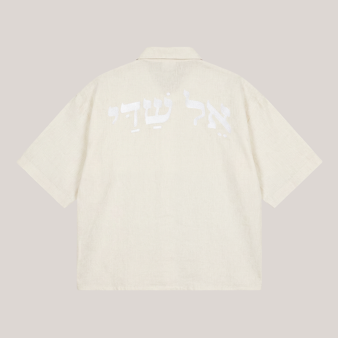 El Shaddai Linen Shirt whitesand