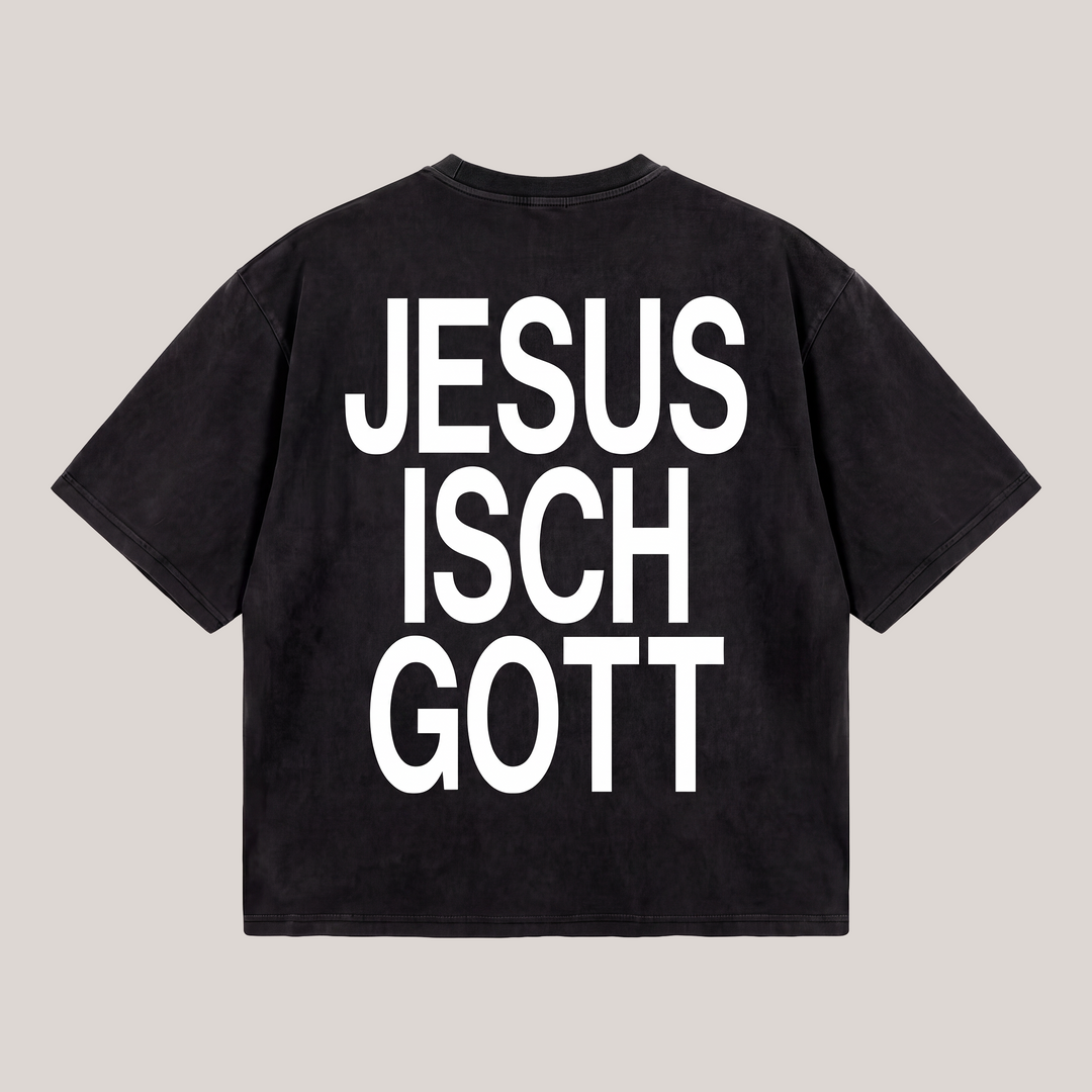 JESUS ISCH GOTT - black