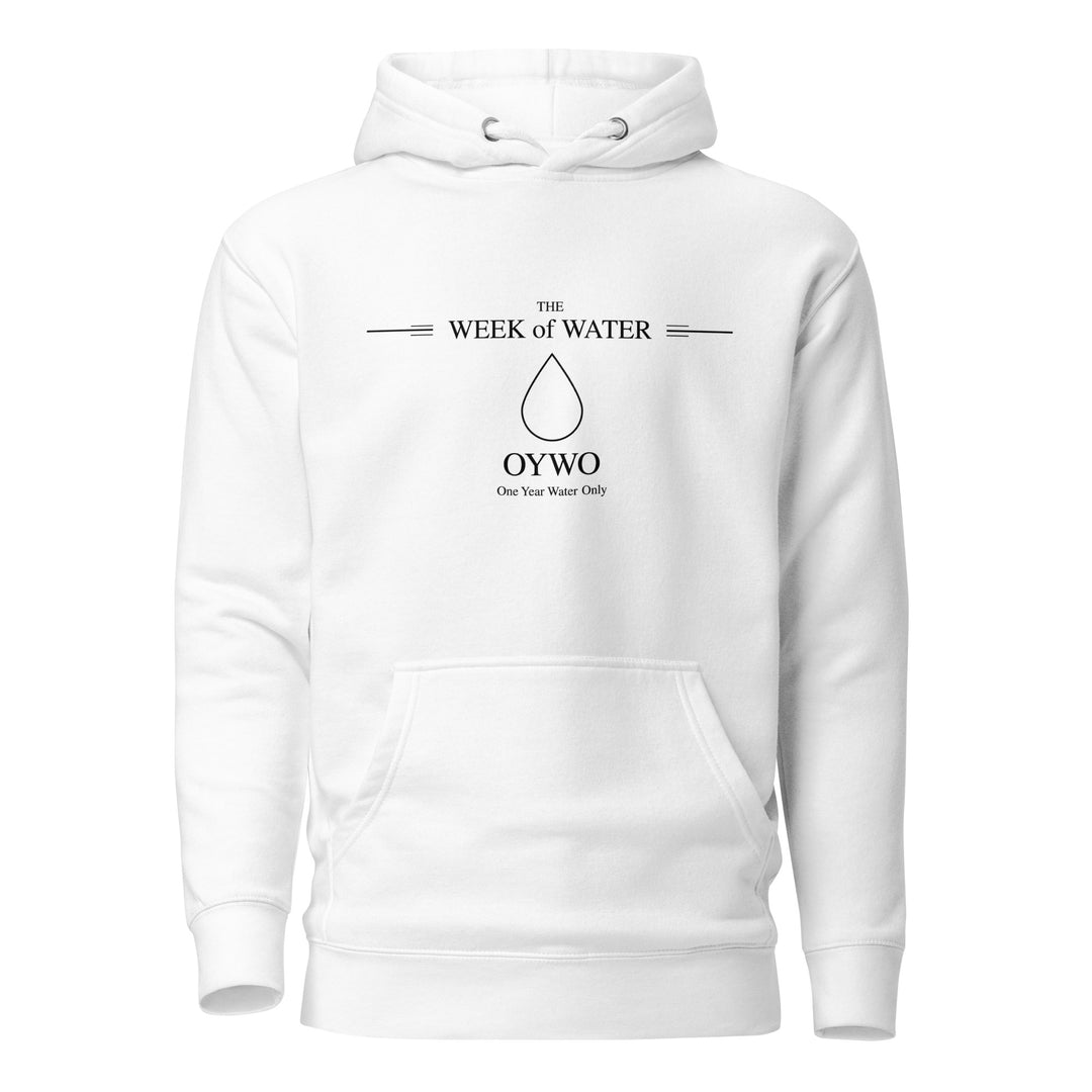 OYWO 'the week of water' White Unisex Hoody