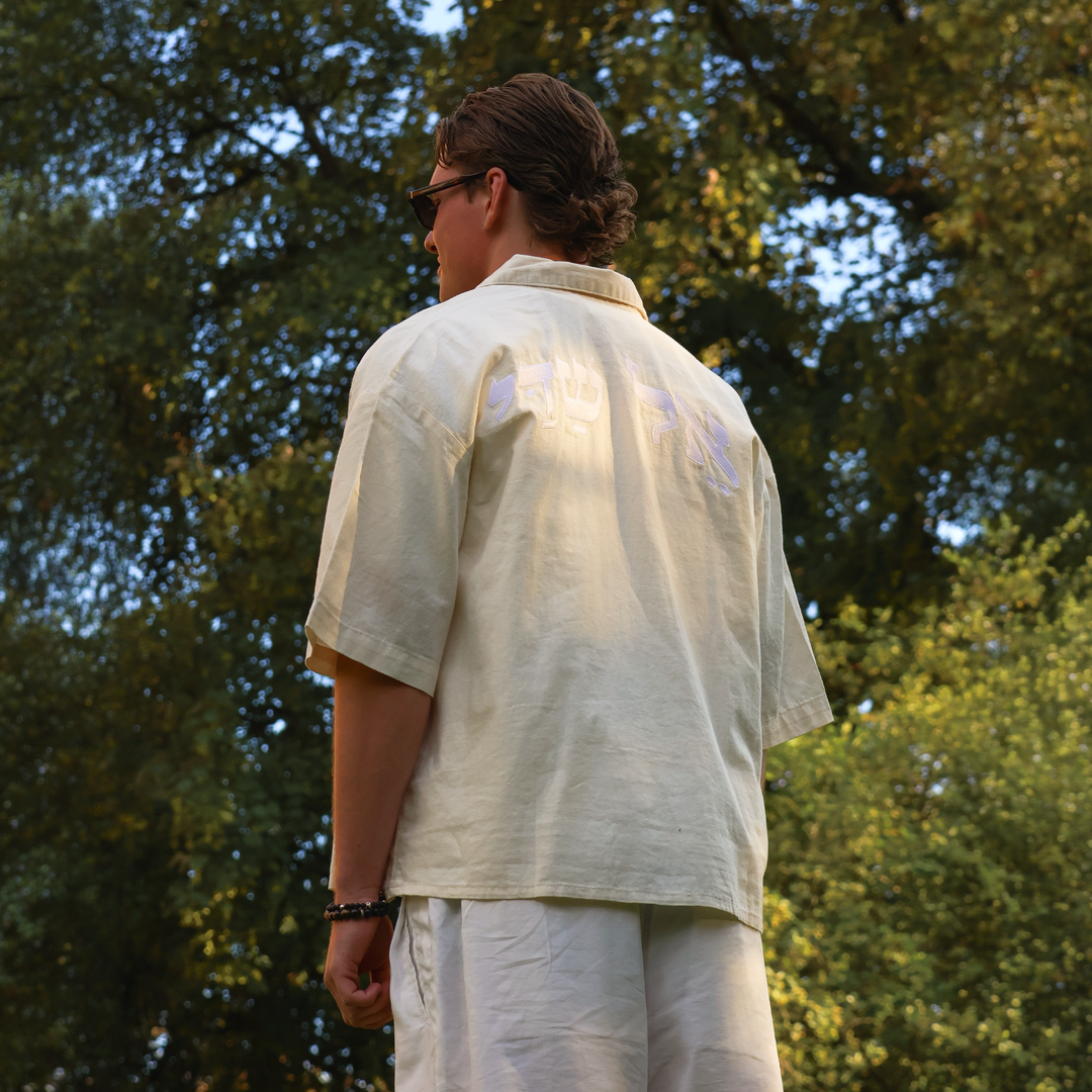 El Shaddai Linen Shirt whitesand