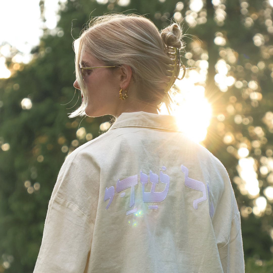 El Shaddai Linen Shirt whitesand