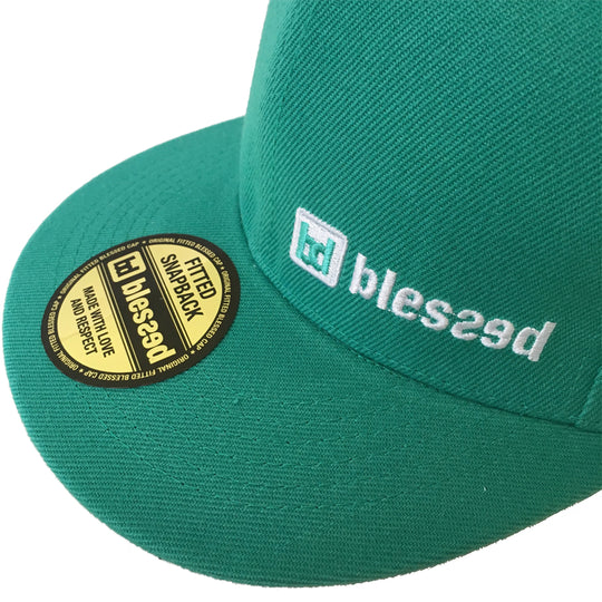 Classic Snapback Cap Turquoise