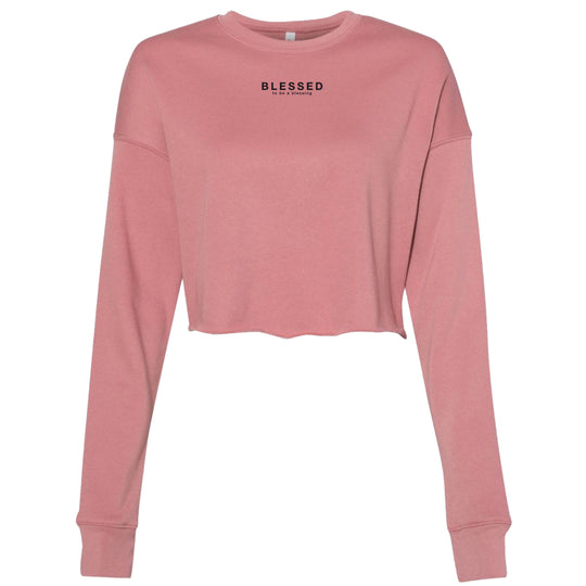 Women´s Cropped Fleece Mauve