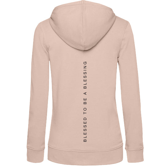 Women Zip Hoodie Rose