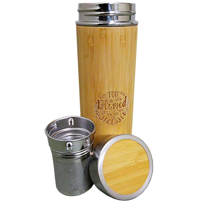 Bambus Thermosflasche 300ml