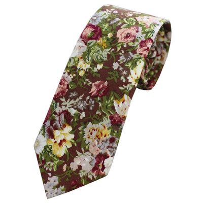 Cravate fleurie Adam